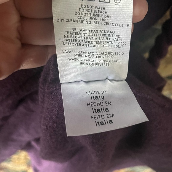 Love Moschino Rich Purple Crew Neck wool Dress - Picture 6 of 9